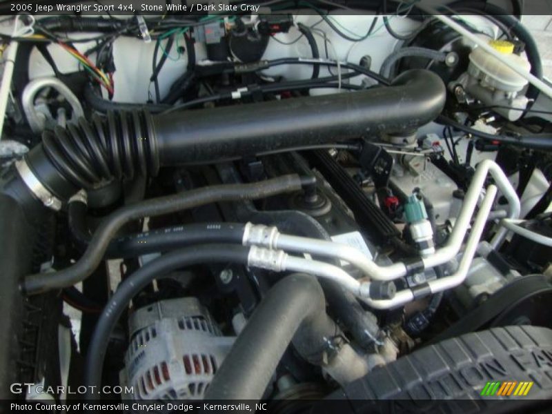 Stone White / Dark Slate Gray 2006 Jeep Wrangler Sport 4x4