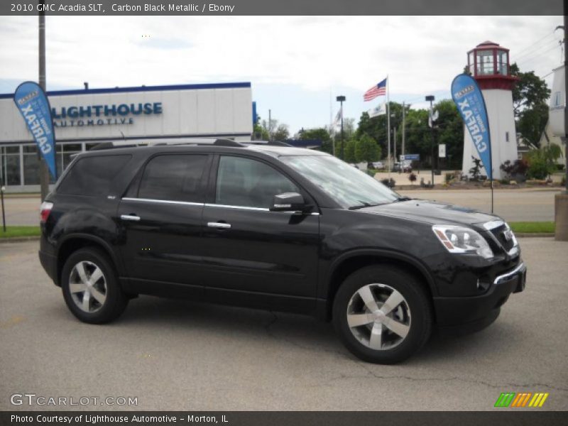 Carbon Black Metallic / Ebony 2010 GMC Acadia SLT