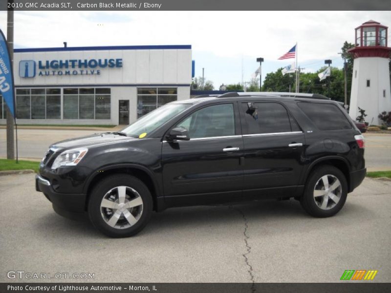 Carbon Black Metallic / Ebony 2010 GMC Acadia SLT