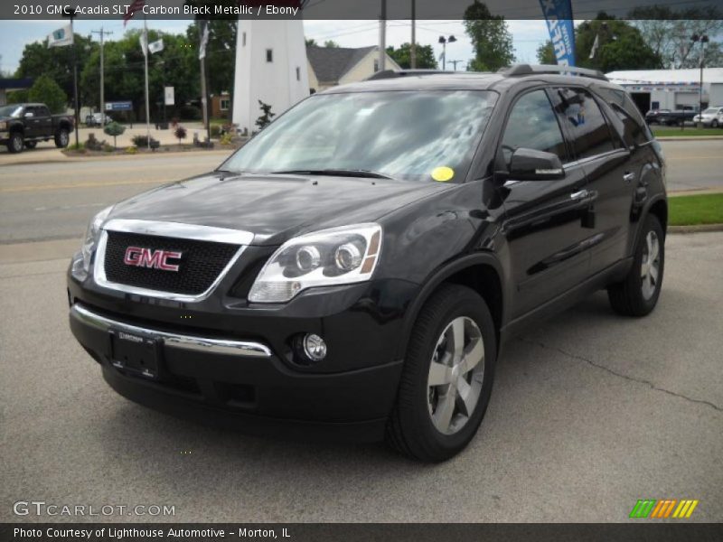 Carbon Black Metallic / Ebony 2010 GMC Acadia SLT