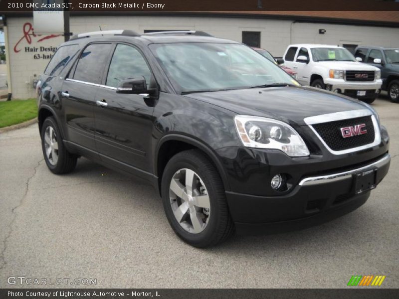 Carbon Black Metallic / Ebony 2010 GMC Acadia SLT