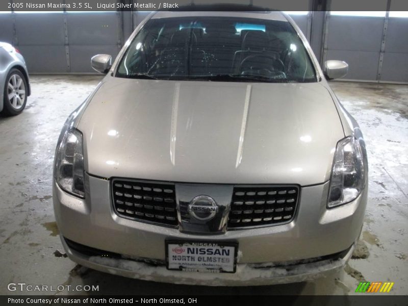Liquid Silver Metallic / Black 2005 Nissan Maxima 3.5 SL