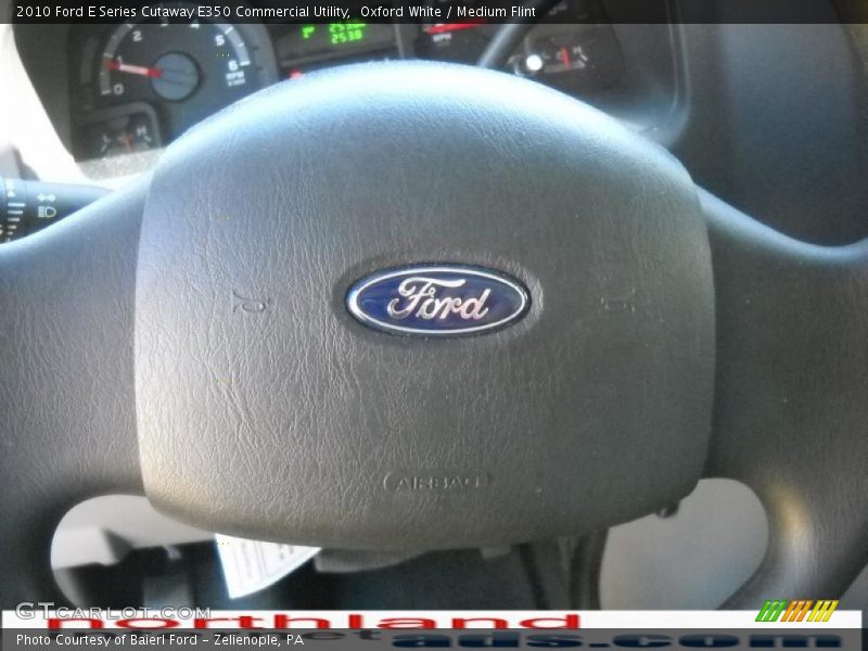 Oxford White / Medium Flint 2010 Ford E Series Cutaway E350 Commercial Utility