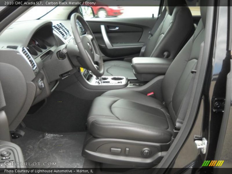 Carbon Black Metallic / Ebony 2010 GMC Acadia SLT