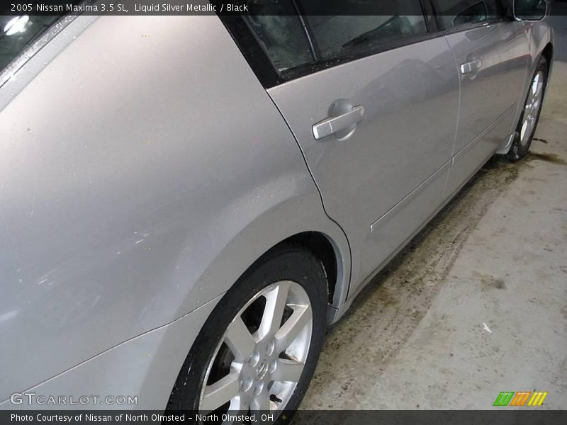 Liquid Silver Metallic / Black 2005 Nissan Maxima 3.5 SL