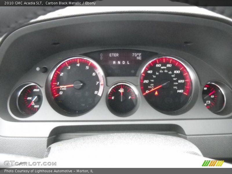 Carbon Black Metallic / Ebony 2010 GMC Acadia SLT