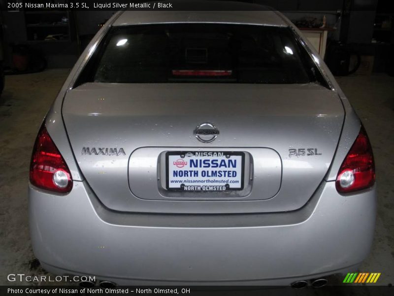 Liquid Silver Metallic / Black 2005 Nissan Maxima 3.5 SL
