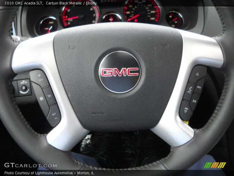 Carbon Black Metallic / Ebony 2010 GMC Acadia SLT