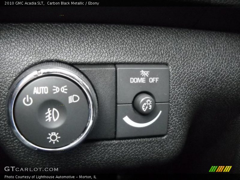 Carbon Black Metallic / Ebony 2010 GMC Acadia SLT