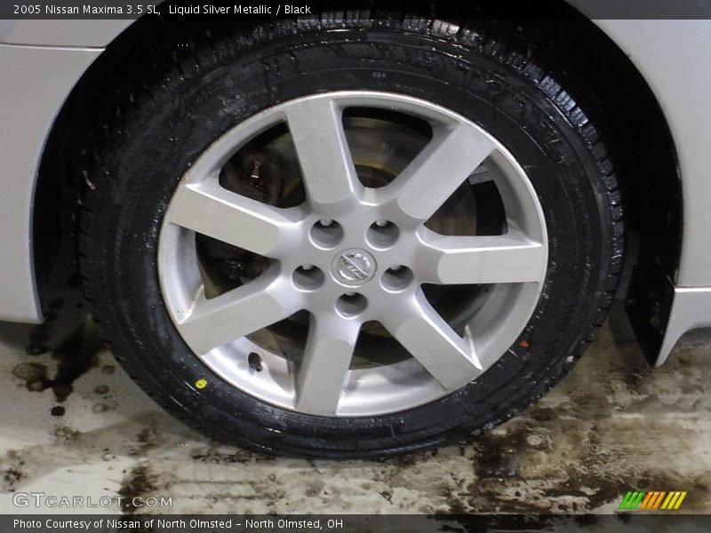Liquid Silver Metallic / Black 2005 Nissan Maxima 3.5 SL