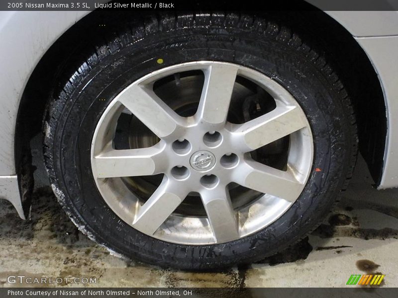 Liquid Silver Metallic / Black 2005 Nissan Maxima 3.5 SL