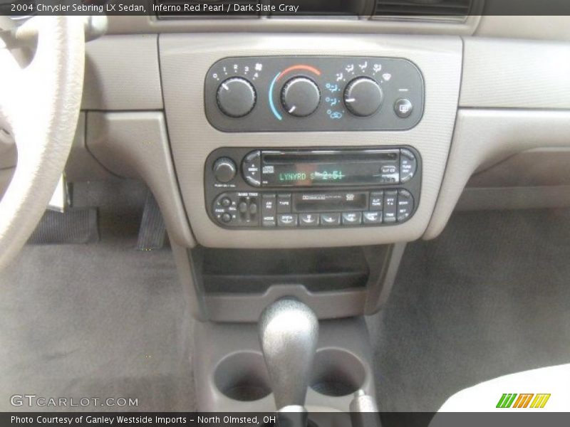 Inferno Red Pearl / Dark Slate Gray 2004 Chrysler Sebring LX Sedan