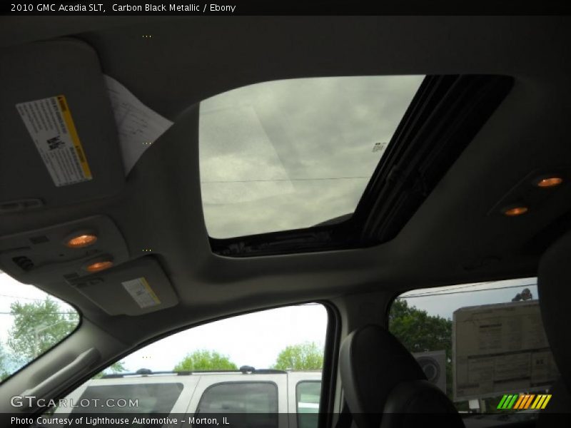 Carbon Black Metallic / Ebony 2010 GMC Acadia SLT