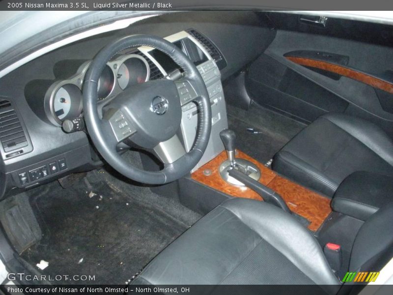 Liquid Silver Metallic / Black 2005 Nissan Maxima 3.5 SL