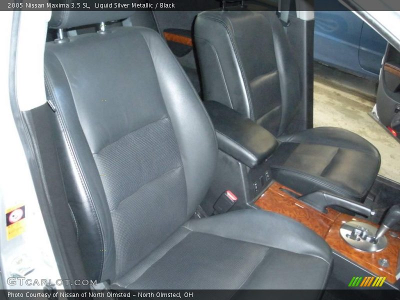 Liquid Silver Metallic / Black 2005 Nissan Maxima 3.5 SL