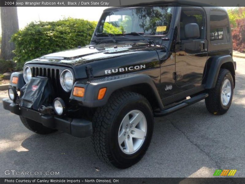 Black / Dark Slate Gray 2004 Jeep Wrangler Rubicon 4x4