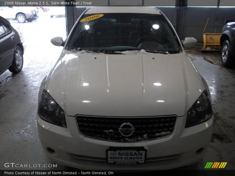 Satin White Pearl / Frost 2006 Nissan Altima 2.5 S