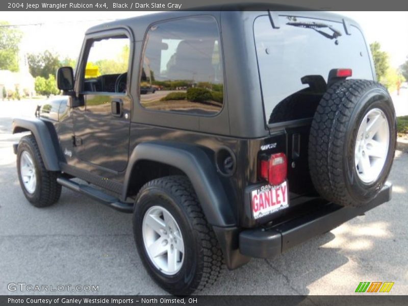 Black / Dark Slate Gray 2004 Jeep Wrangler Rubicon 4x4