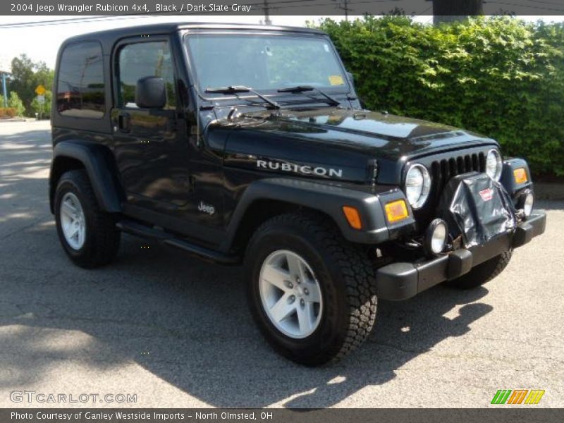 Black / Dark Slate Gray 2004 Jeep Wrangler Rubicon 4x4