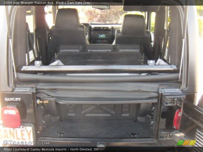Black / Dark Slate Gray 2004 Jeep Wrangler Rubicon 4x4