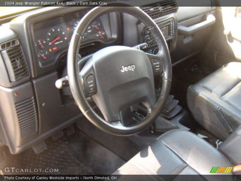 Black / Dark Slate Gray 2004 Jeep Wrangler Rubicon 4x4