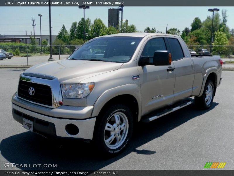 Desert Sand Mica / Black 2007 Toyota Tundra X-SP Double Cab 4x4