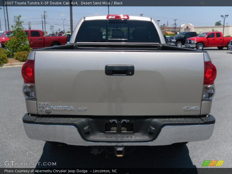 Desert Sand Mica / Black 2007 Toyota Tundra X-SP Double Cab 4x4