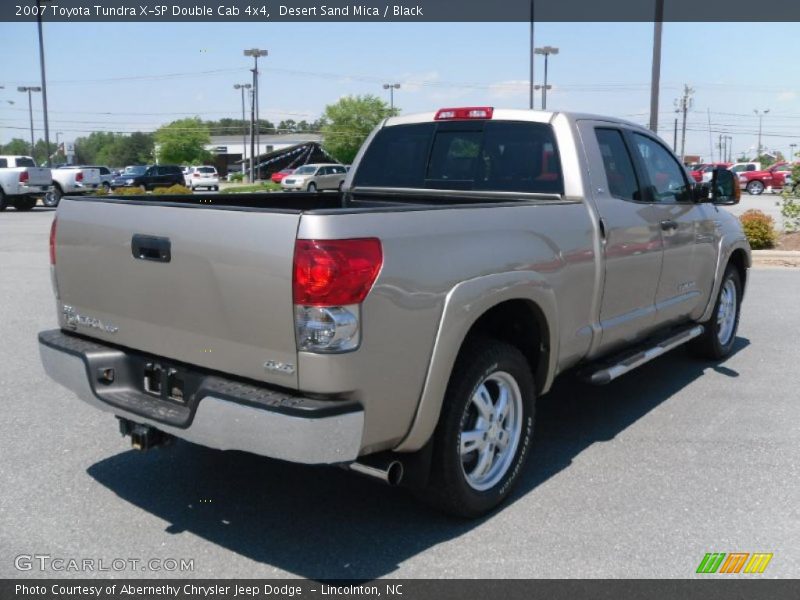 Desert Sand Mica / Black 2007 Toyota Tundra X-SP Double Cab 4x4