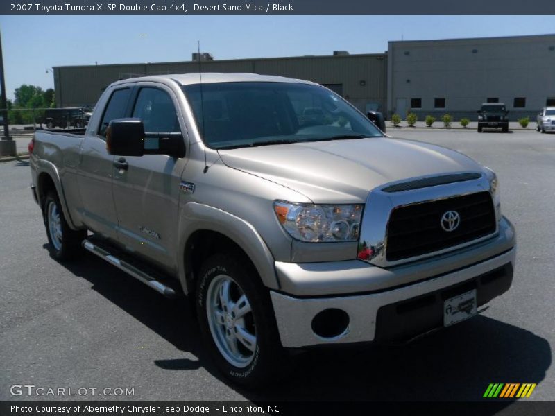 Desert Sand Mica / Black 2007 Toyota Tundra X-SP Double Cab 4x4