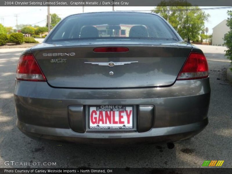 Graphite Metallic / Dark Slate Gray 2004 Chrysler Sebring Limited Sedan