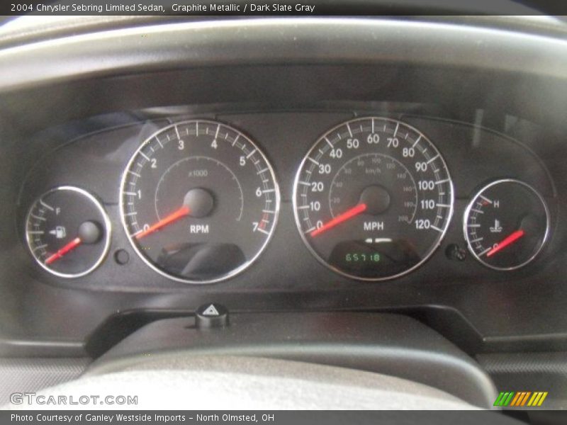 Graphite Metallic / Dark Slate Gray 2004 Chrysler Sebring Limited Sedan