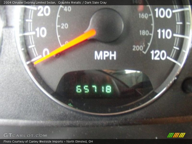 Graphite Metallic / Dark Slate Gray 2004 Chrysler Sebring Limited Sedan