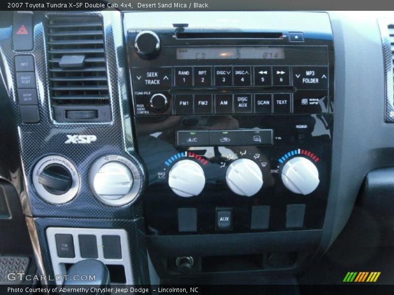 Desert Sand Mica / Black 2007 Toyota Tundra X-SP Double Cab 4x4