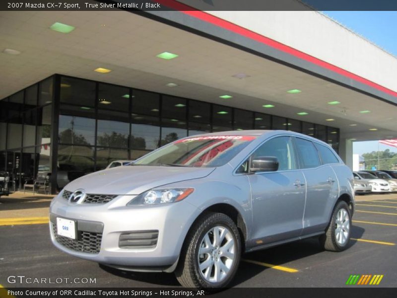 True Silver Metallic / Black 2007 Mazda CX-7 Sport