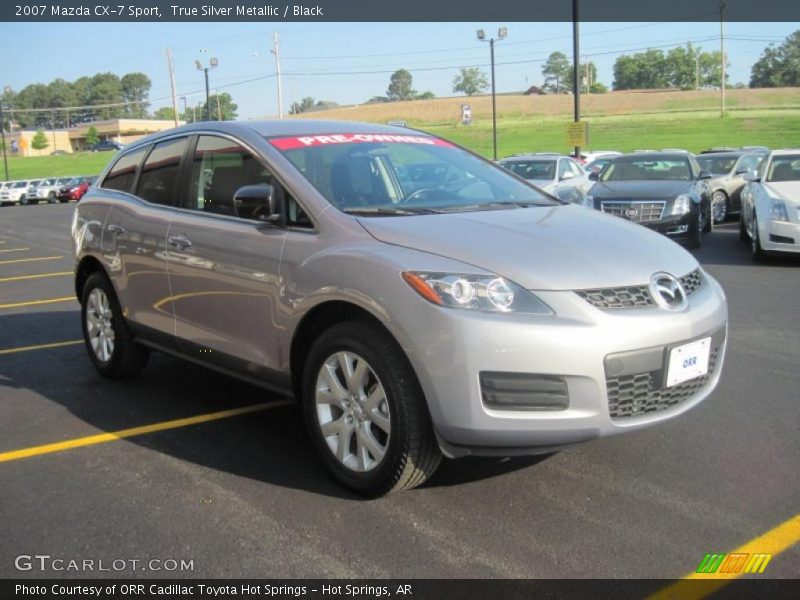 True Silver Metallic / Black 2007 Mazda CX-7 Sport