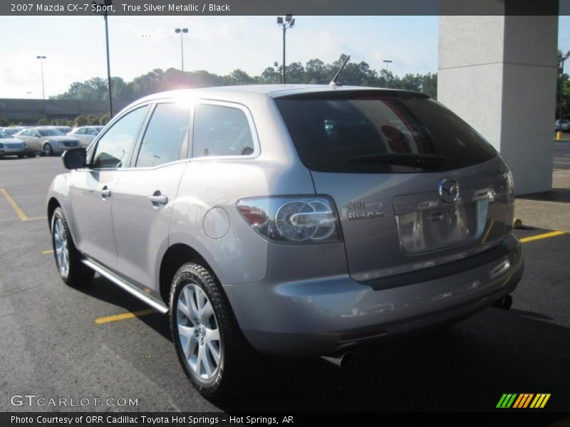 True Silver Metallic / Black 2007 Mazda CX-7 Sport