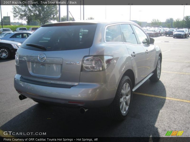 True Silver Metallic / Black 2007 Mazda CX-7 Sport