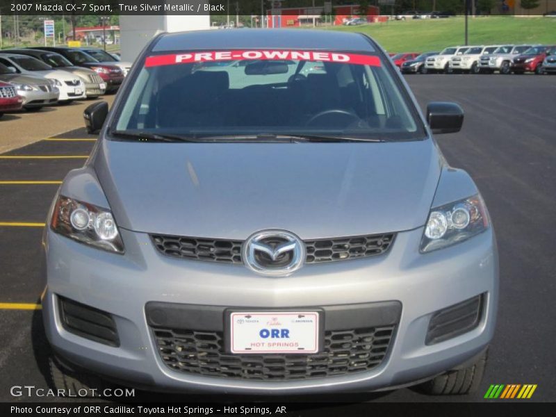 True Silver Metallic / Black 2007 Mazda CX-7 Sport