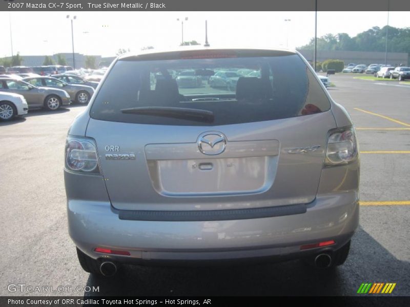 True Silver Metallic / Black 2007 Mazda CX-7 Sport