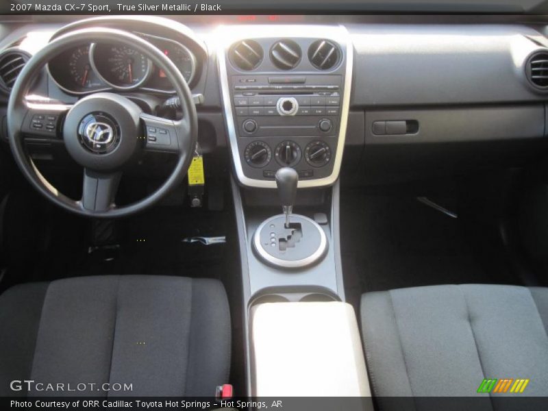 True Silver Metallic / Black 2007 Mazda CX-7 Sport