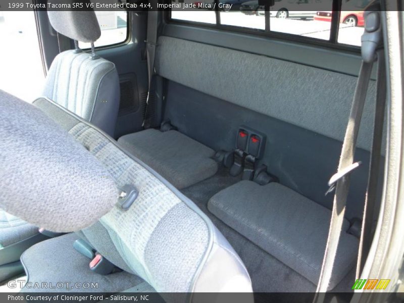 Imperial Jade Mica / Gray 1999 Toyota Tacoma SR5 V6 Extended Cab 4x4