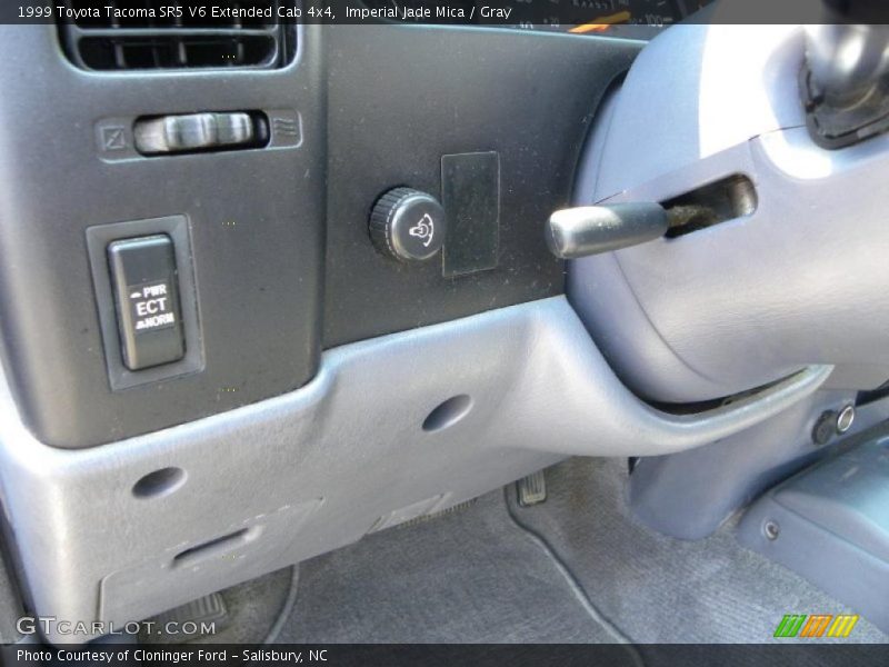 Imperial Jade Mica / Gray 1999 Toyota Tacoma SR5 V6 Extended Cab 4x4