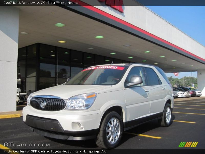 Frost White / Neutral 2007 Buick Rendezvous CX