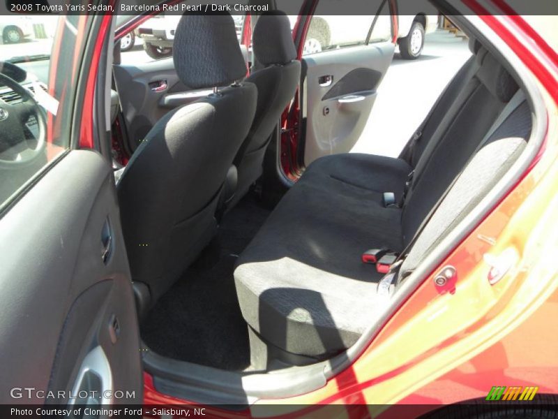 Barcelona Red Pearl / Dark Charcoal 2008 Toyota Yaris Sedan