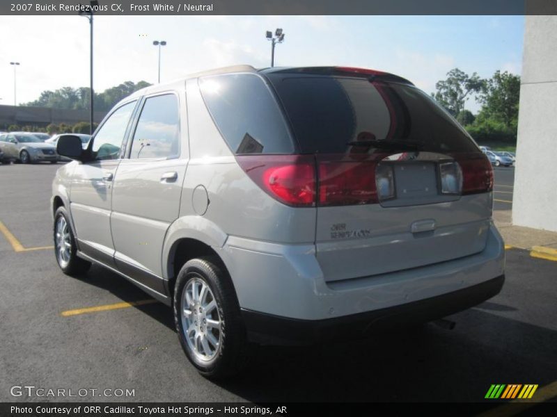 Frost White / Neutral 2007 Buick Rendezvous CX