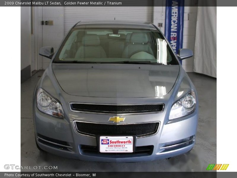 Golden Pewter Metallic / Titanium 2009 Chevrolet Malibu LT Sedan