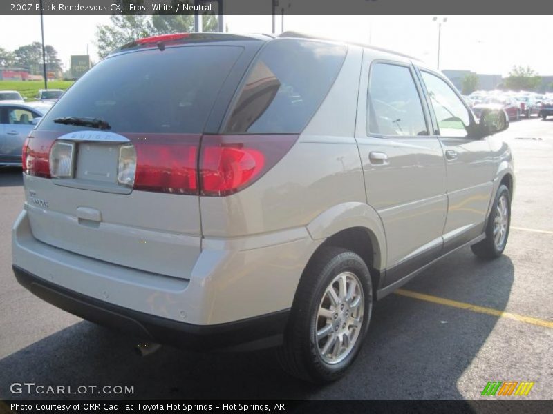 Frost White / Neutral 2007 Buick Rendezvous CX