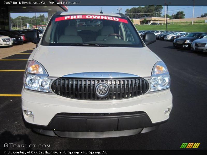 Frost White / Neutral 2007 Buick Rendezvous CX