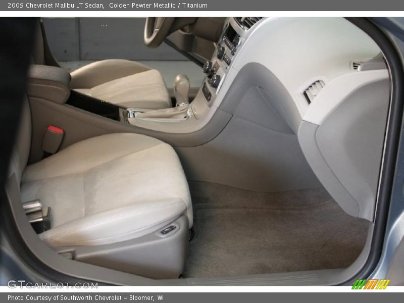 Golden Pewter Metallic / Titanium 2009 Chevrolet Malibu LT Sedan