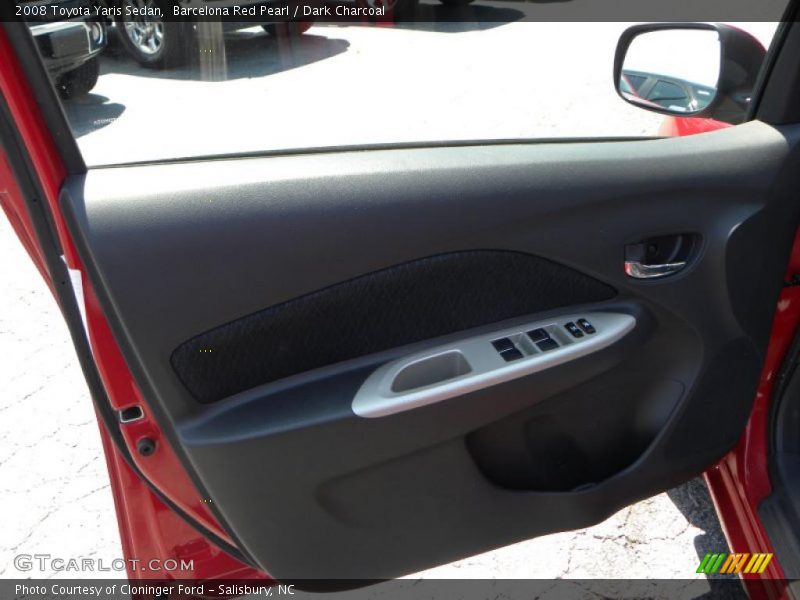 Barcelona Red Pearl / Dark Charcoal 2008 Toyota Yaris Sedan